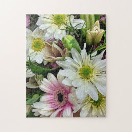 Spring Floral Bouquet mit Daisies Puzzle