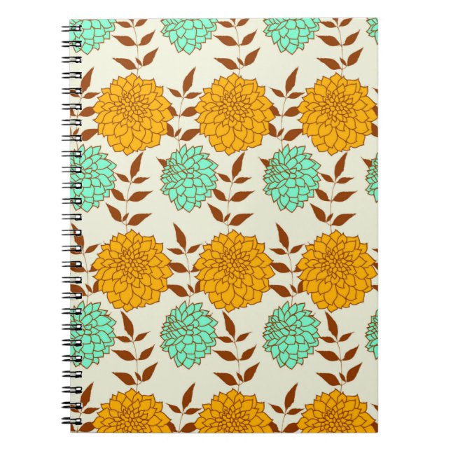 Spring Floral Bouquet Spiral Notebook Notizblock (Vorderseite)