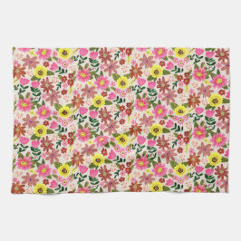 Spring Floral Garden Easter Kitchen Tea Geschirrtuch