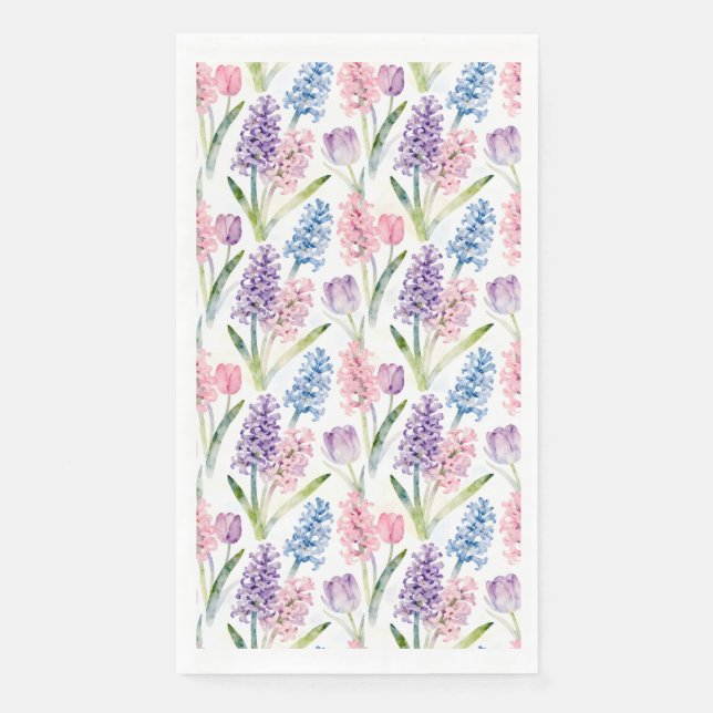Spring Floral Pattern Serviette (Vorderseite)