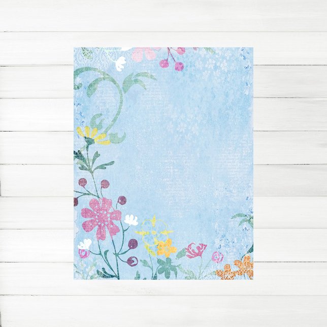 Spring Floral Scrapbook (Spring Floral Scrapbook Paper)