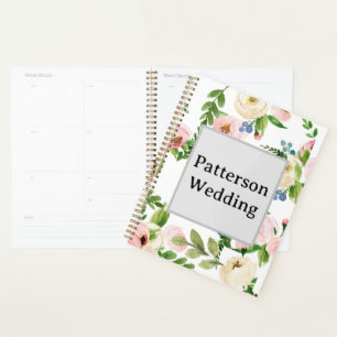 Spring Floral Wedding Planner Planer