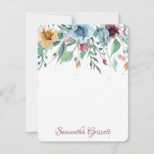 Spring Florals Mitteilungskarte