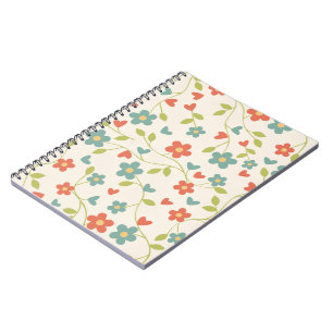 Spring Flowers Notebook Notizblock
