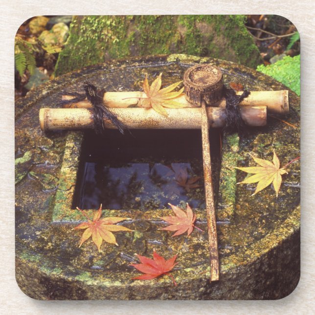"Spring for Tee Zeremony", Ryanair Temple, Kyoto, Getränkeuntersetzer (Vorderseite)