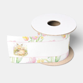 Spring Fox Baby Dusche Satinband