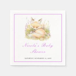 Spring Fox Baby Dusche Serviette