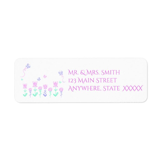 Spring Garden Address Labels (Vorne)