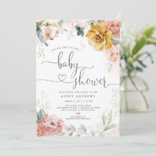 Spring Garden Baby Dusche Einladung