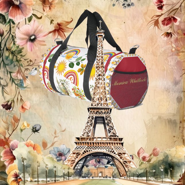 Spring Garden Butterfly Regenbogen Sonnenschein Gr Duffle Bag (Spring Garden Butterfly Rainbow Sunshine Greenery Duffle Bag)