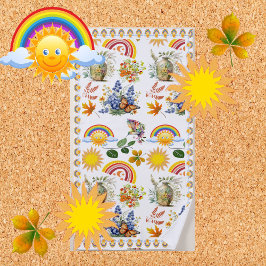 Spring Garden Butterfly Regenbogen Sonnenschein Gr Strandtuch
