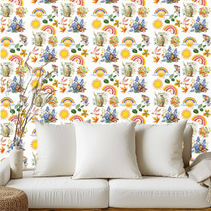Spring Garden Butterfly Regenbogen Sonnenschein Gr Tapete