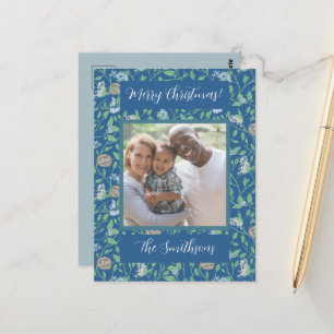 Spring Garden Mother Day Robin Nest QueenAnn Foto Postkarte