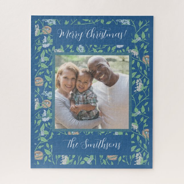 Spring Garden Mother Day Robin Nest QueenAnn Foto Puzzle (Vertikal)