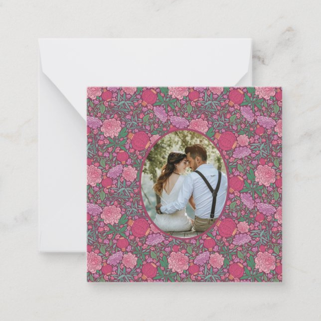 Spring Garden Mother's Day Japanisches Lanterns Fo Mitteilungskarte (Vorderseite)