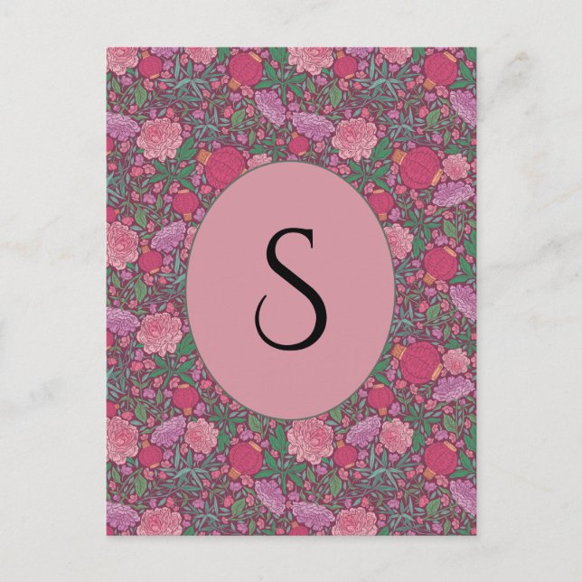 Spring Garden Mutter's Day Japanisch Papier Laters Postkarte (Vorderseite)