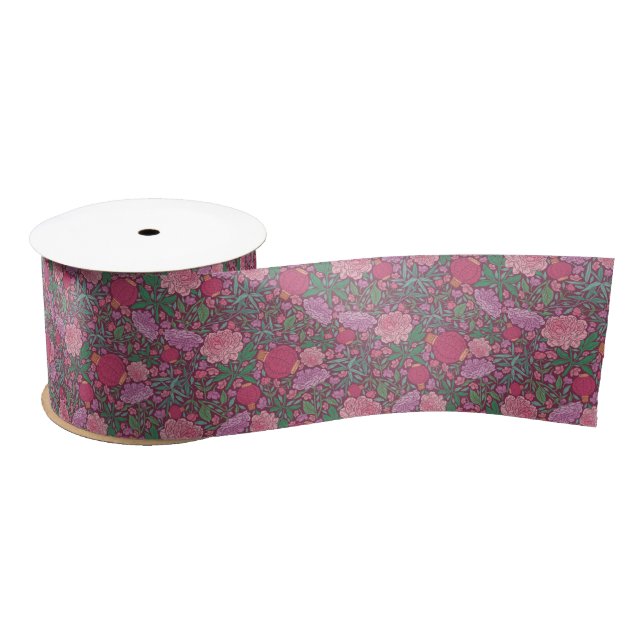 Spring Garden Mutter's Day Japanisch Papier Laters Satinband (Spule)