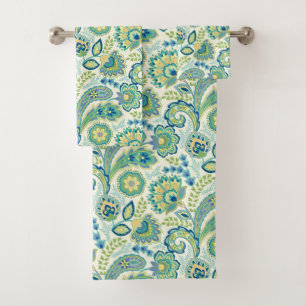 Spring Garden Paisley Badhandtuch Set