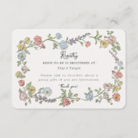 Spring Garden Party Blumenregistrierung Einladung 