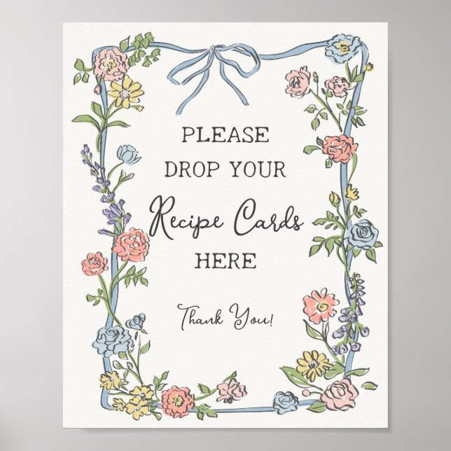 Spring Garden Party Pastel Floral Entdecken Sie da Poster (Vorne)