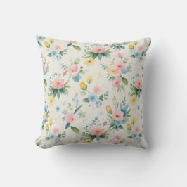 spring garden pastel florals kissen
