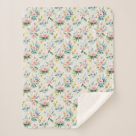 spring garden pastel florals sherpadecke