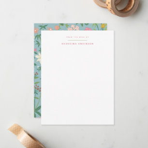 Spring Garden Personal Stationery Mitteilungskarte