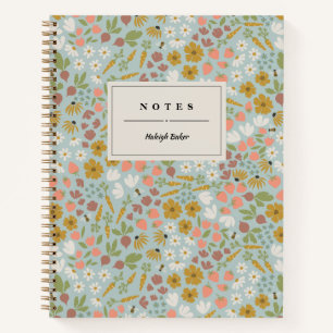Spring Garden Personalisiert Notebook Notizbuch