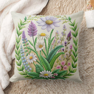 Spring Garden Stickerei Kissendesign - Chamomile Kissen