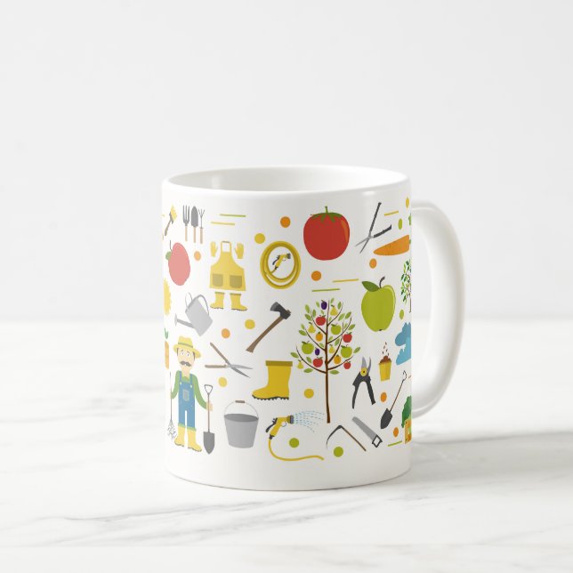 Spring Garden Tasse - Frische Gartenanlage (VorderseiteRechts)