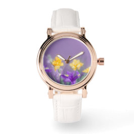 Spring Garden Whisper Floral Armbanduhr