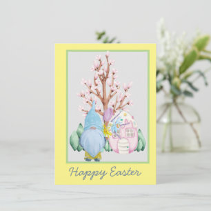 Spring Gnome Zuhause Happy Oaster Card Karte