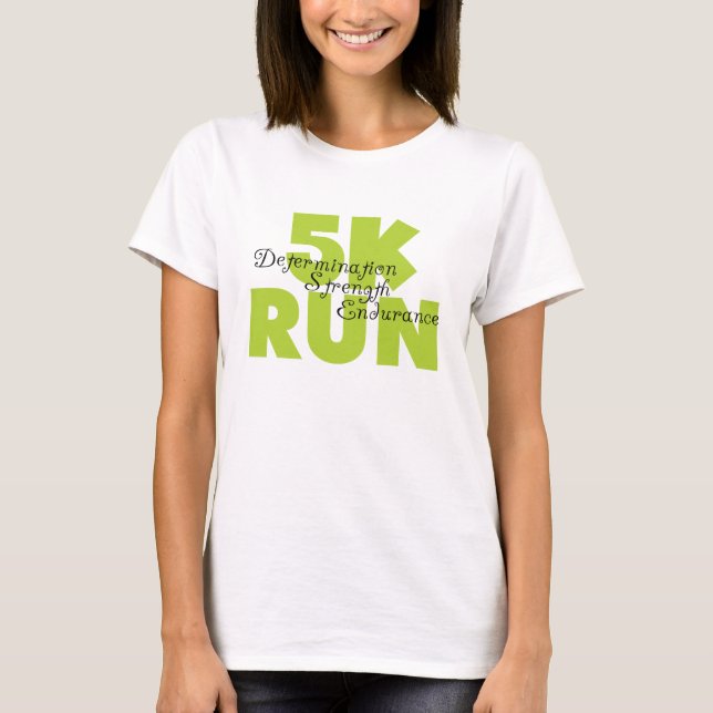 Spring Green 5K Run T-Shirt (Vorderseite)