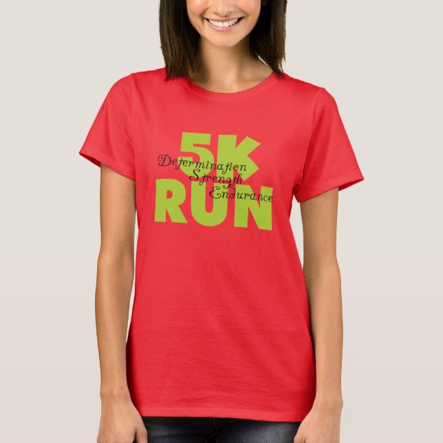 Spring Green 5K Run T-Shirt (Vorderseite)