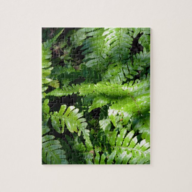 Spring Green Ferns Puzzle (Vertikal)