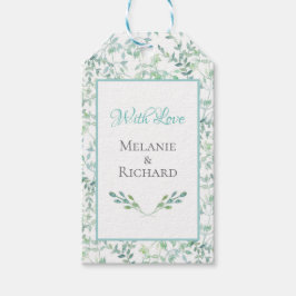 Spring Green Foliage Vielen Dank für die Tags Geschenkanhänger