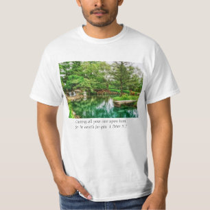 Spring Green Reflections Bible Verse T-Shirt