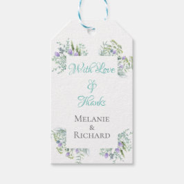 Spring Green Wild Herbs Vielen Dank für die Tags Geschenkanhänger