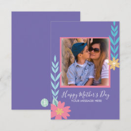 Spring Greenery Happy Mother Day Card Karte