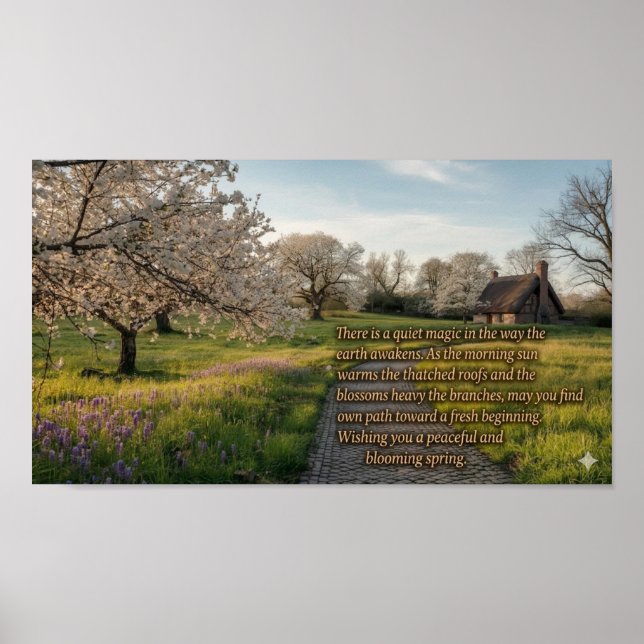 Spring Greetings Poster (Vorne)