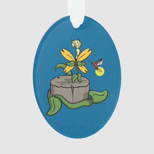 Spring Greets Summer Acrylic Ornament (Vorderseite)
