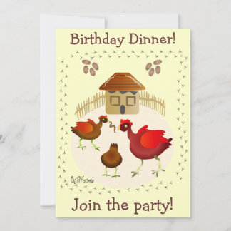 Spring Hähnchen Art Card jeder Anlass anpassen! Einladung