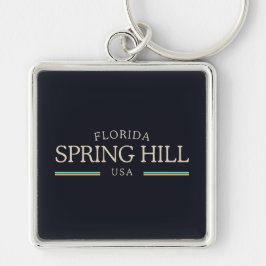 Spring Hill Florida Heritage - Mitternacht Schlüsselanhänger