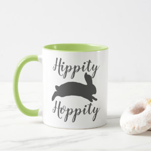 Spring Hippity Hoppity Bunny Tasse