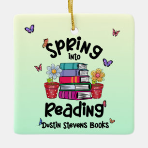 Spring in Reading Dustin Stevens Books Keramikornament