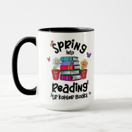 Spring in Reading TR Kohler Bücher Tasse