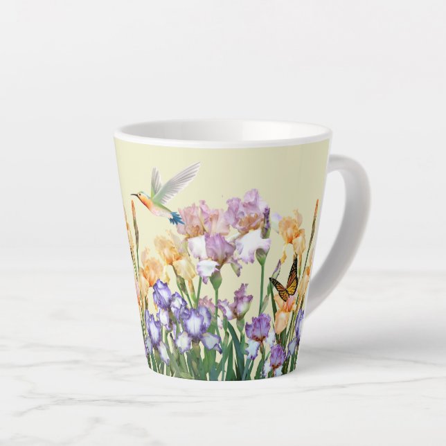 Spring Ire Hummingbird und Butterfly Garden Milchtasse (Rechte Ecke)