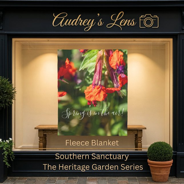 Spring is in The Air Floral Fleecedecke (Von Creator hochgeladen)