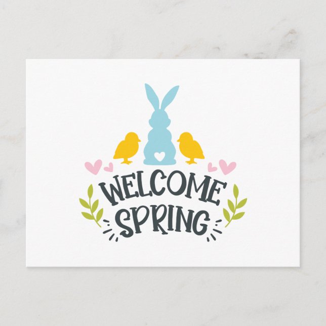 Spring Is In The Air! Postkarte (Vorderseite)