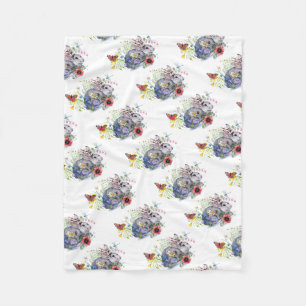 Spring Jackalope Fleecedecke